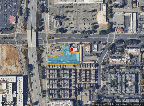  3580 El Camino Real, Santa Clara, CA Parcel Map