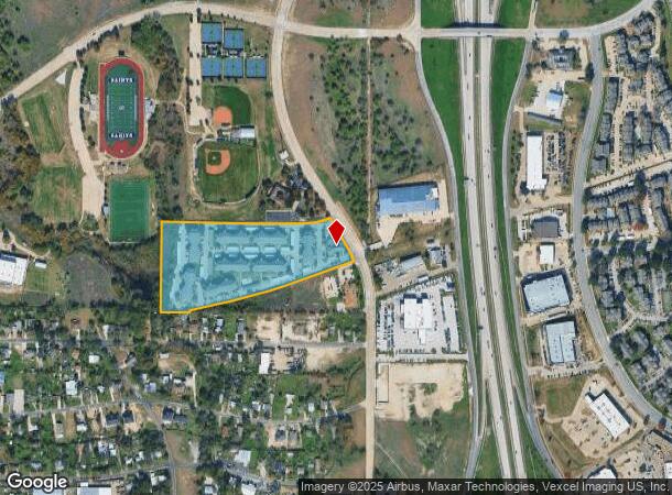 2950 Alemeda St, Fort Worth, TX Parcel Map