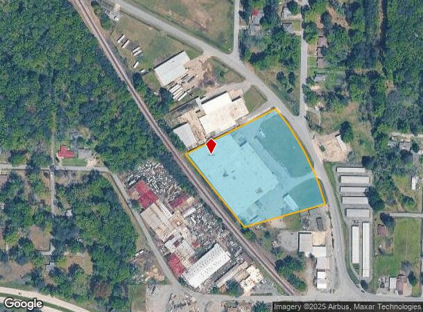 500 Rhinehart Rd, Pine Bluff, AR Parcel Map