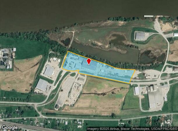  1033 Port Rd, Greenup, KY Parcel Map