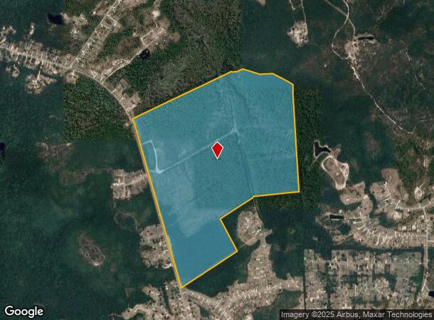 Sand Ridge Rd, Hubert, NC Parcel Map