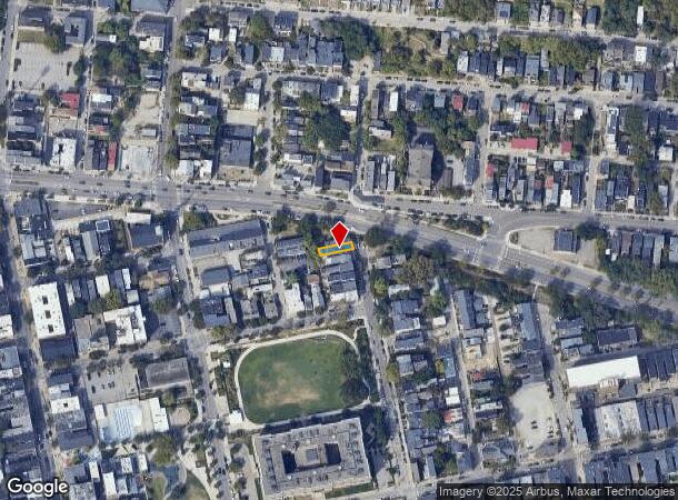  1353 Broadway St, Cincinnati, OH Parcel Map