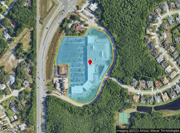  1252 Seven Springs Blvd, New Port Richey, FL Parcel Map