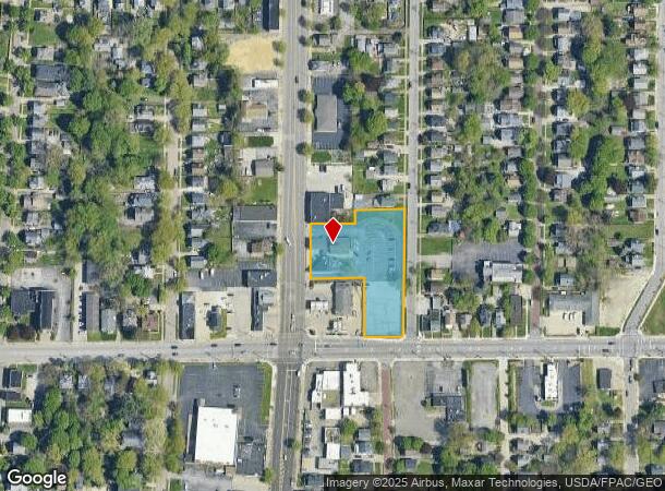  647 N Main St, Akron, OH Parcel Map
