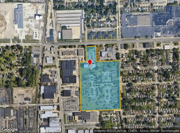 7000 E 10 Mile Rd, Center Line, MI Parcel Map