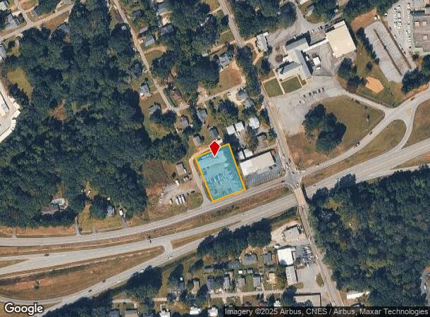  228 Ross Ave, Easley, SC Parcel Map