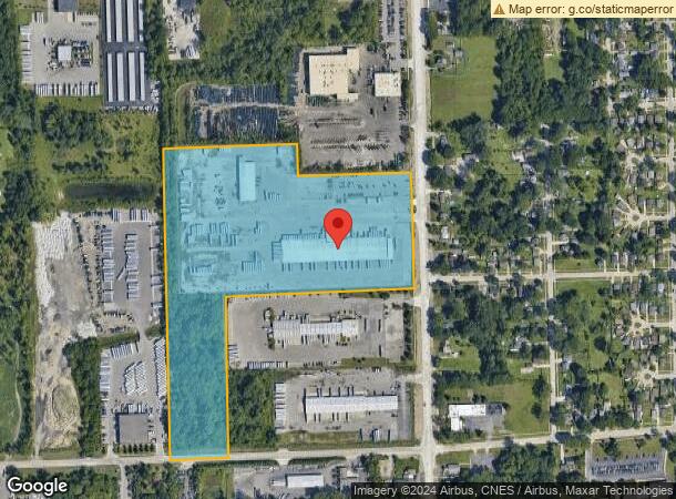  6150 Inkster Rd, Romulus, MI Parcel Map