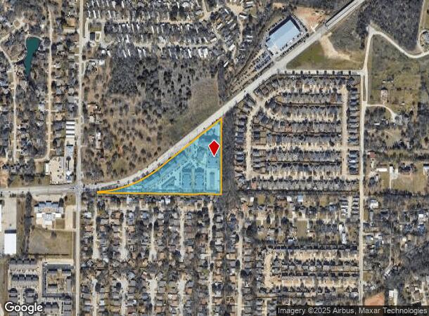  300 E Swisher Rd, Lake Dallas, TX Parcel Map