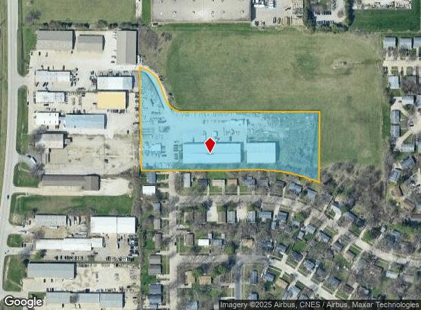 2614 N Mattis Ave, Champaign, IL Parcel Map