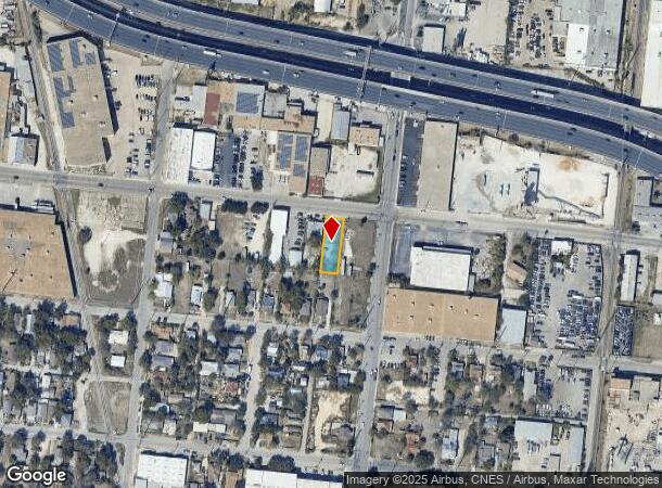  1410 W Poplar St, San Antonio, TX Parcel Map