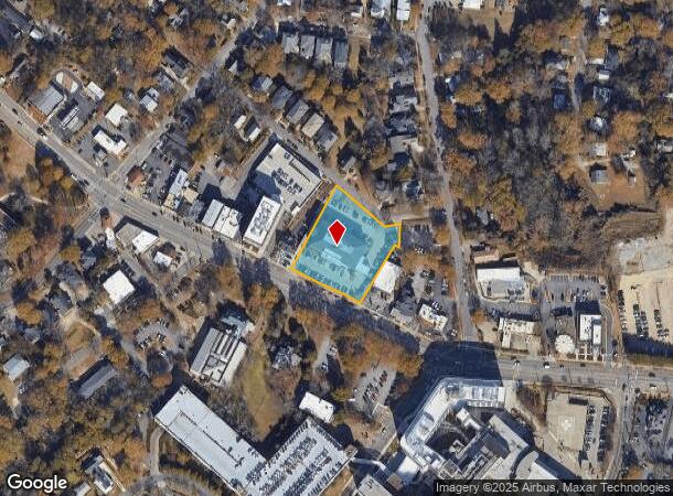  1270 Prince Ave, Athens, GA Parcel Map