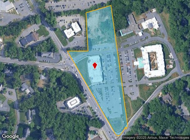  21 Dwight Rd, Longmeadow, MA Parcel Map