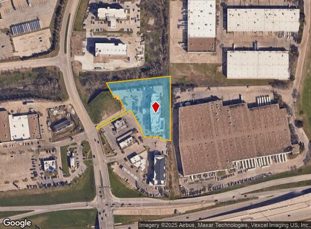  1718 N Cockrell Hill Rd, Dallas, TX Parcel Map