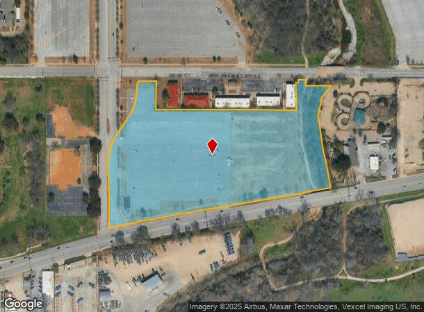  1601 E Division St, Arlington, TX Parcel Map