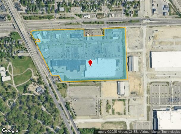 1385 W 8 Mile Rd, Highland Park, MI Parcel Map