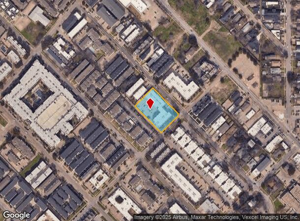  2103 Moser Ave, Dallas, TX Parcel Map