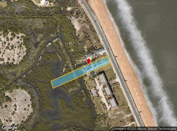2474 N Ocean Shore Blvd, Flagler Beach, FL Parcel Map