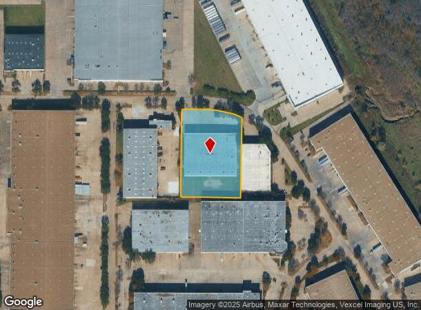 1375 114Th St, Grand Prairie, TX Parcel Map