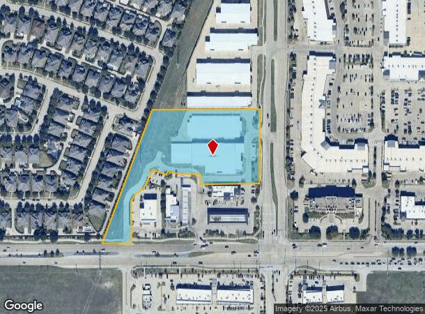 2129 Chelsea Rd, Allen, TX Parcel Map