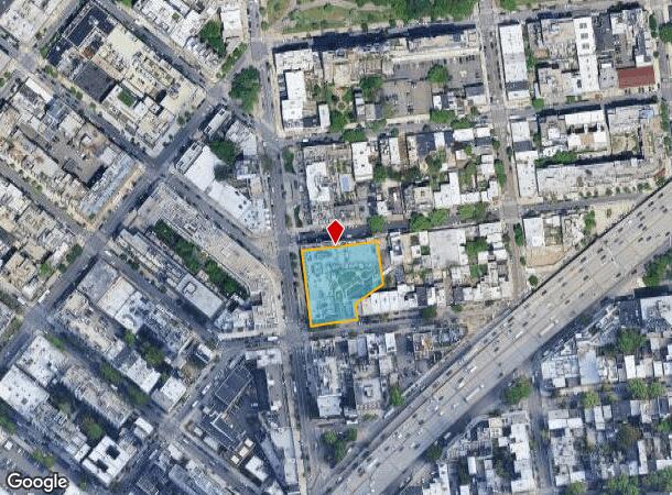 544 Union Ave, Brooklyn, NY Parcel Map