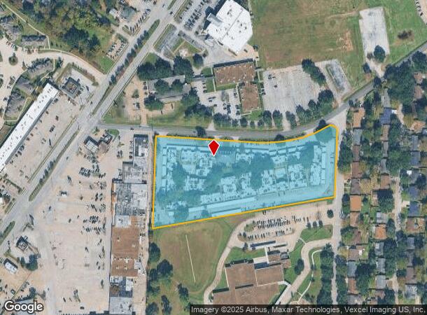  1711 James Bowie Dr, Baytown, TX Parcel Map
