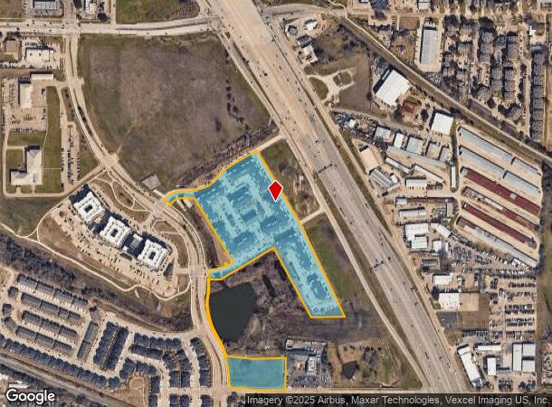  1801 N Summit Ave, Lewisville, TX Parcel Map