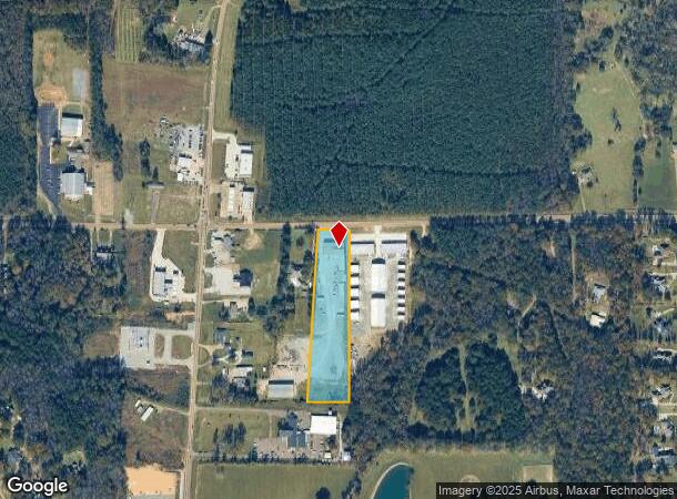  124 Baker Ln, Brandon, MS Parcel Map