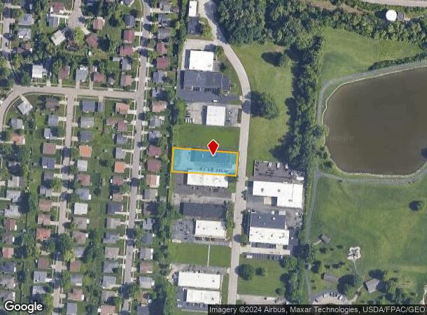  2747 Culver Ave, Dayton, OH Parcel Map