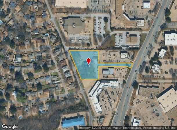  4020 S Cooper St, Arlington, TX Parcel Map