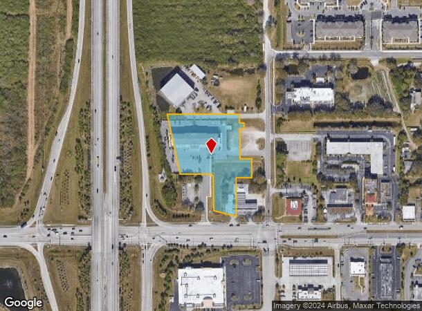  4650 W New Haven Ave, Melbourne, FL Parcel Map