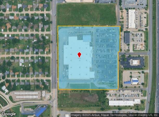  1501 S I 35 Service Rd, Moore, OK Parcel Map