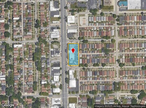  8001 S Western Ave, Chicago, IL Parcel Map