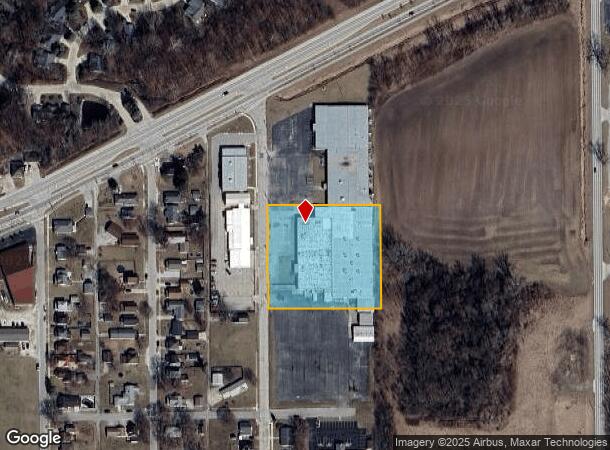  1375 Swan St, Huntington, IN Parcel Map