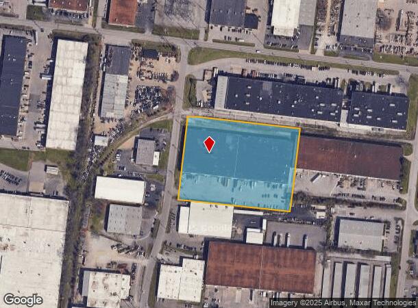 3710 Vulcan Dr, Nashville, TN Parcel Map