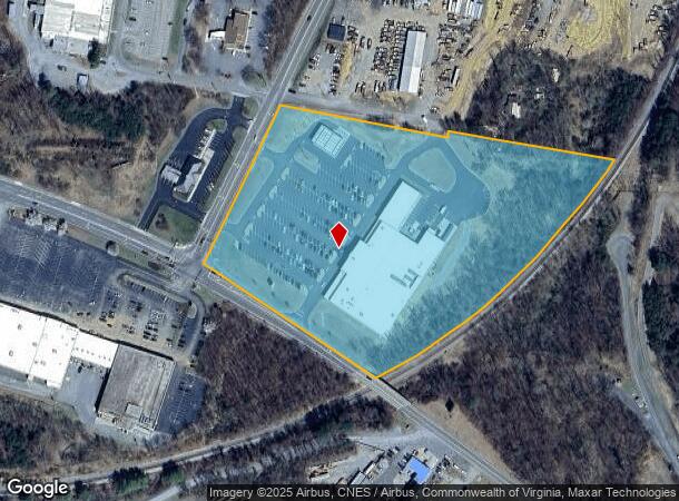  1201 E Main St, Pulaski, VA Parcel Map