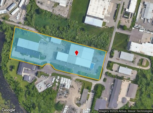 16740 Industrial Pky, Lansing, MI Parcel Map