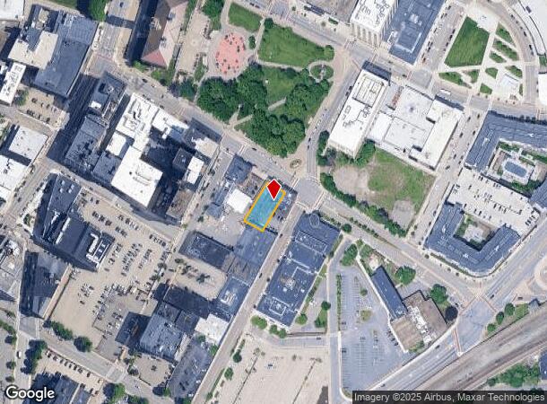 72 Franklin St, Worcester, MA Parcel Map