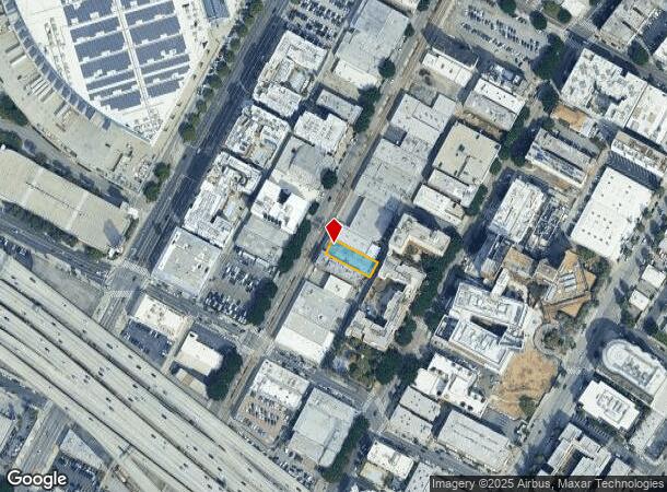  1416 S Flower St, Los Angeles, CA Parcel Map
