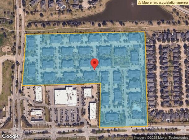  12501 Broadway St, Pearland, TX Parcel Map