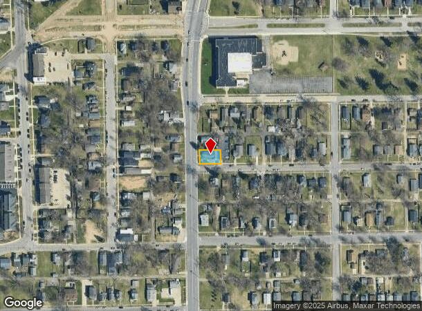  706 N Eddy St, South Bend, IN Parcel Map