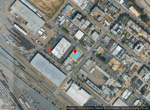  1673 Newton Ave, San Diego, CA Parcel Map