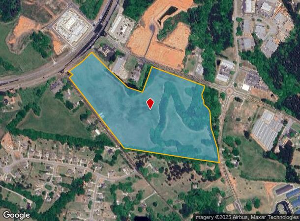 Mars Hill Rd, Bogart, GA Parcel Map