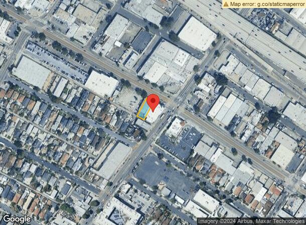  1218 E Washington Blvd, Los Angeles, CA Parcel Map