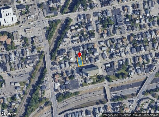 42 Bullock St, Pawtucket, RI Parcel Map
