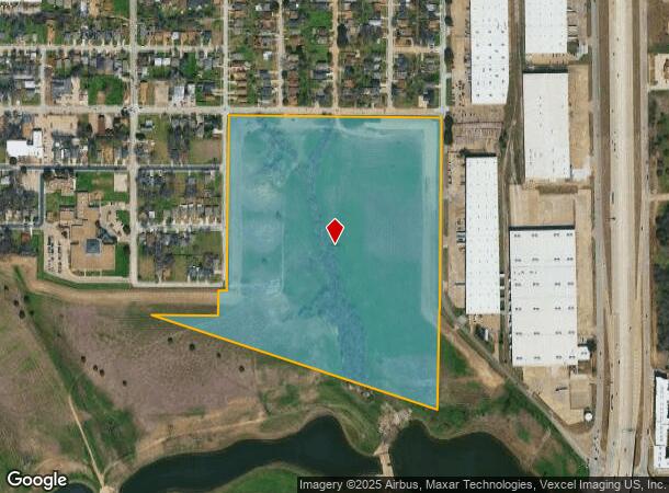 1500 W E Roberts St, Grand Prairie, TX Parcel Map