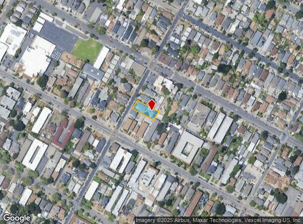  1520 Willow St, Alameda, CA Parcel Map