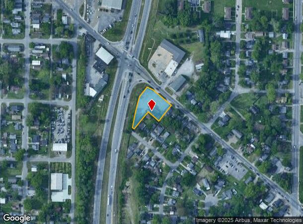  1223 E Riverside Dr, Evansville, IN Parcel Map