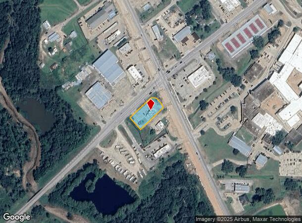 801 S 17Th St, West Columbia, TX Parcel Map