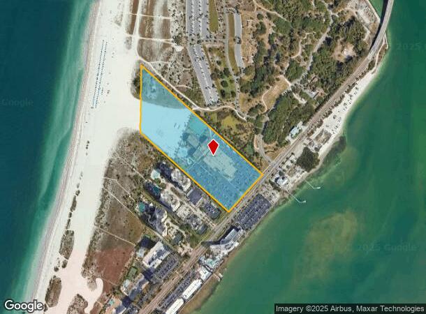  1160 Gulf Blvd, Clearwater Beach, FL Parcel Map