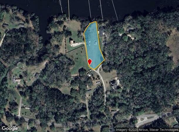  1688 Lonnie Taylor Ln, Wadmalaw Island, SC Parcel Map